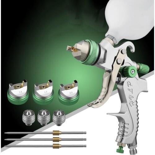 High-Intensity Atomizer Finish Paint 1.4/1.7/2.0mm Spray Gun Pneumatic Paint Pot Spray Gun paint spray gun