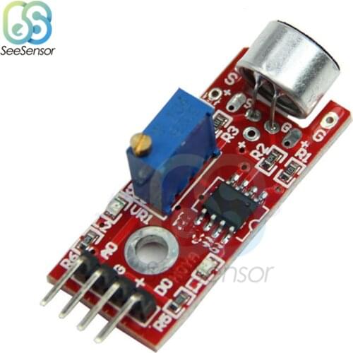 High Sensitivity Microphone Sound Sensor 4pin Voice Sound Detection Module For Arduino AVR PIC