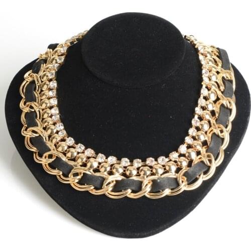 Female crown bracelet exquisite women necklace luxury exaggerate jewelry wedding gift wholesale