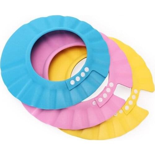 2PCS EVA leafproof frog baby shampoo hat/plastic shower hat