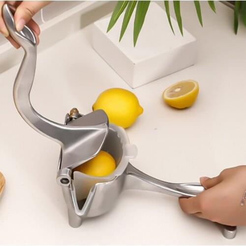 2020 New Silver Metal Manual Juicer Fruit Squeezer Juice Squeezer Lemon Orange Juicer Press Household Multifunctional Juicer Hot