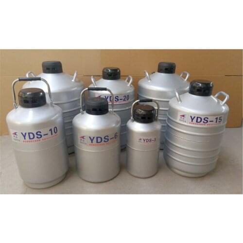 3/6/10/15/30L Liquid nitrogen container Cryogenic Tank dewar liquid nitrogen container with Liquid Nitrogen tank YDS-10