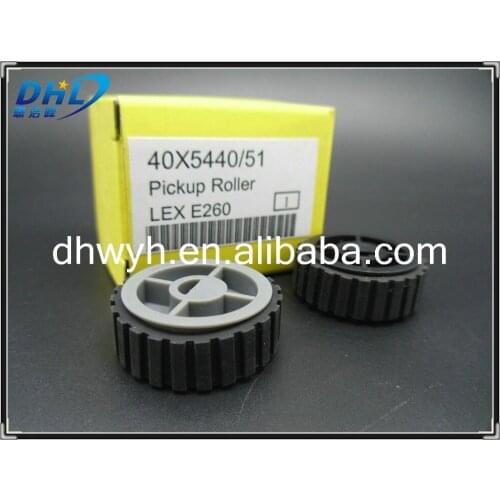 Free Shipping New Compatible 40X5451 Pickup Roller Kit for Lexmark E260 E360 E460 2pcs/set(1black+1gray)