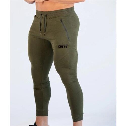 New Men cotton pants Sweatpants Joggers Autumn Winter Man Gyms Fitness Bodybuilding Workout Trousers Male Casual Pencil Pants