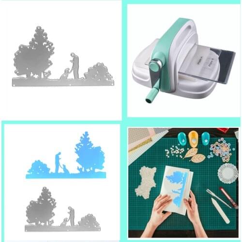 Trees Characters Animals Cutting Dies Stencil Scrapbooking DIY Album Stamp Paper Card Making Decoration Crafts