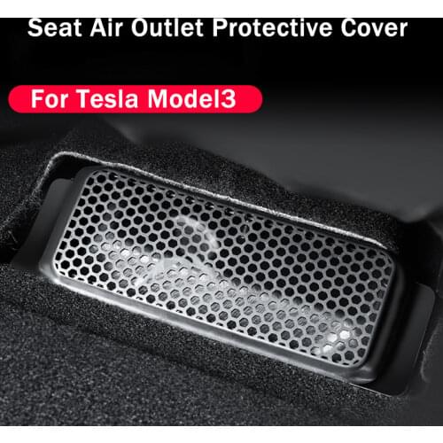 For Tesla Model 3 Under The Seat Air Outlet Protective Cover Anti-blocking Protection of Automobile Air Conditioning Ports