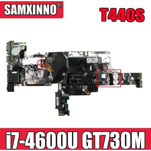For Lenovo Thinkpad T440S notebook motherboard VILT0 NM-A051 CPU i7 4600U GPU GT730M 100% test work FRU 04X3977 04X3975 04X3973