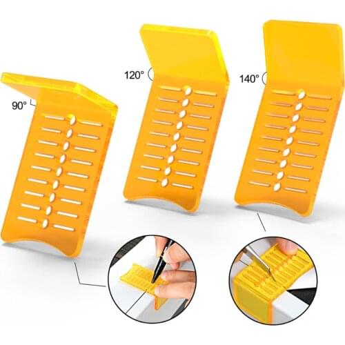 FOSHIO 3PCS Vinyl Wrap Film Measure Squeegee Cut Tool Window Tint Woodworking Sticker Knife Sign Marker Car Styling Accessories