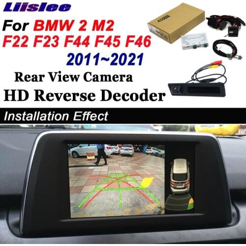 Car Rear View Camera For BMW 2 M2 F22 F23 F44 F45 F46 2011~2021 Original Monitor Upgrade Reversing DeocoderAUTO Accessories