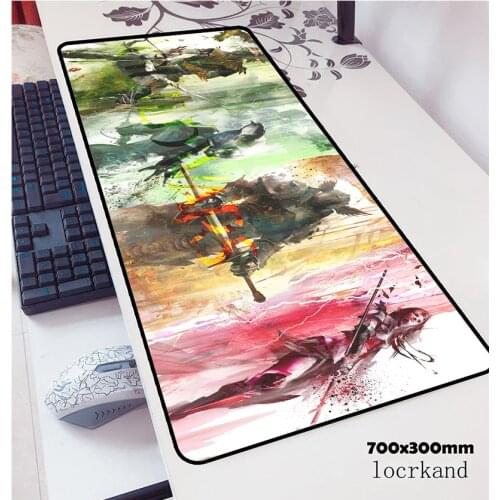 Guild wars 2 mouse pad 700x300x3mm pad mouse notbook computer padmouse Popular gaming mousepad gamer to keyboard mouse mats