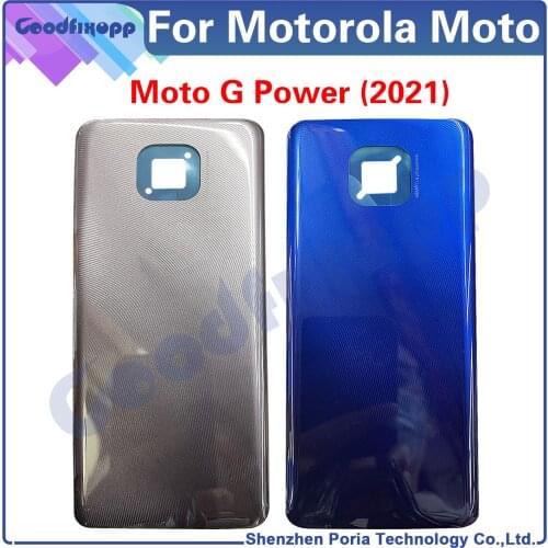 For Motorola Moto G Power 2021 Battery Cover Door Back Housing Rear Case Replacement Parts Back Cover