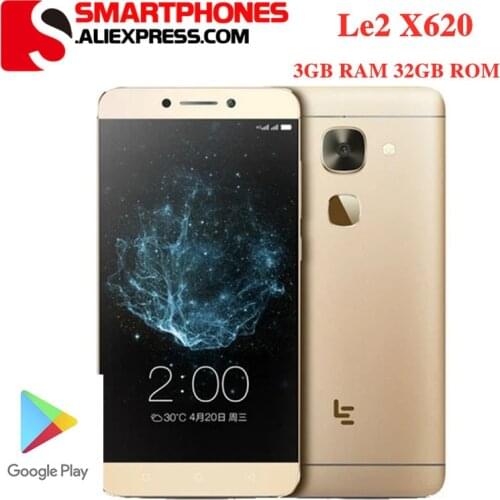 Global ROM LETV Le 2 X620 MTK Helio X20 3GB RAM 32GB ROM Smartphnoe Deca Core 5.5" 1920*1080 16.0MP Fingerprint Mobile Phone