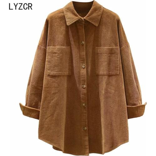 Женские вельветовые рубашки LYZCR China At AliExpress