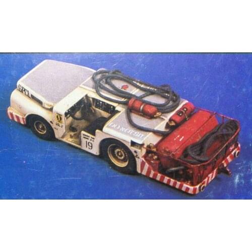 1:72 scale die-cast resin war scene model resin aircraft field service vehicle assembly model including stickers