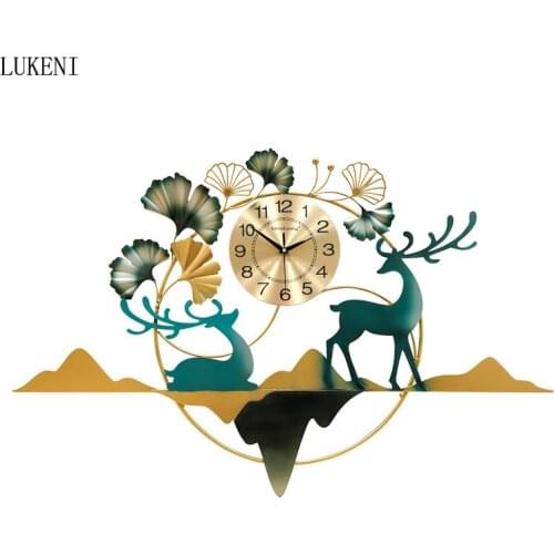 Clocks Wall Clocks Living Room Personality Creative Simple Fashion Household Silent Clocks Quartz Clocks Chinese Wall Clocks