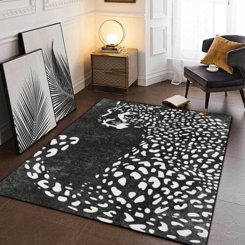 New Cartoon Animals Series Carpet Baby Floor Mat Child Play Area Rugs Cute Leopard 3D Printing Carpets for Kids Bedroom Game Rug