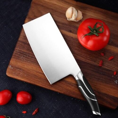 New Professional Chinese Chef Chopping Kitchen Knife Slicing knife Butcher Knife 4Cr13 Stainless Steel Chef knife Meat Cleaver