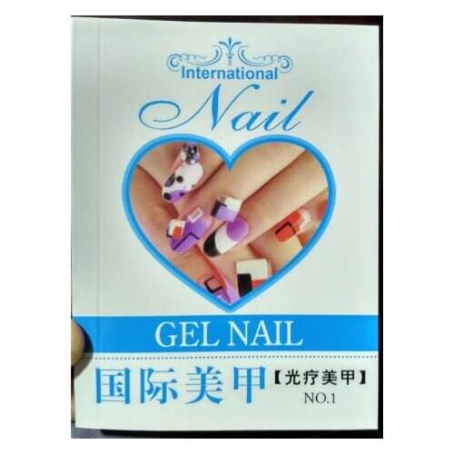 Around 500 kinds of styles nail art tool gel nail book professional nail template