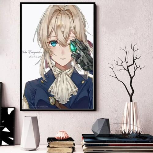 Posters And Prints Violet Evergarden Hot Anime Canvas Painting Wall Pictures For Living Room Art Decorative Home Decor Cuadros