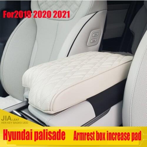 Suitable for 2019 2020 2021 Hyundai palisade armrest box increase pad special imported palisade armrest pad black white