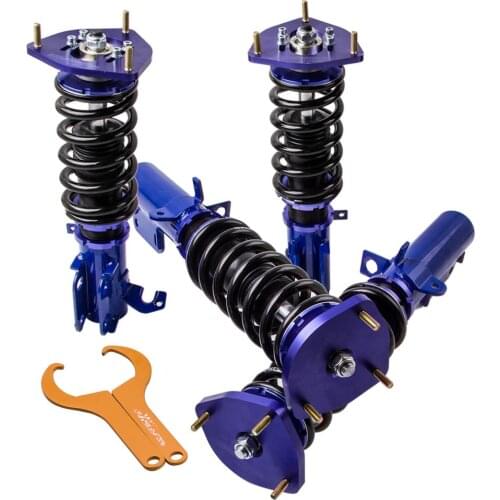 Coilover Struts Suspension For Toyota Corolla Coilover Levin E90 E100 E110 AE100 for E100 E110 88-99 Adjustable Height Coilover