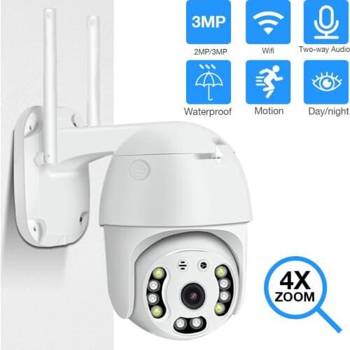 SDETER 1080P PTZ IP Camera Outdoor Speed Dome Wireless Security WIFI Camera Exterior Pan Tilt Zoom Weatherproof CCTV Camera P2P