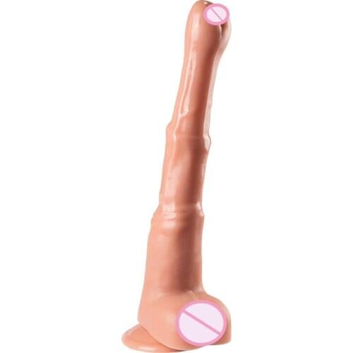 42cm Long Horse Dildo Huge Dick Big Animal Penis With Suction Cup Vagina Anal Sex Toys for Woman 18+ Strapon Female Masturbation