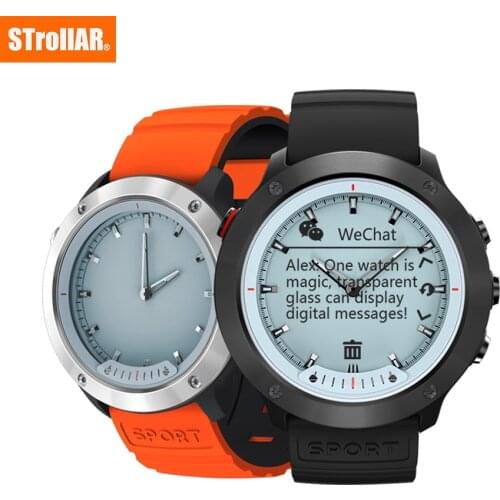 2021 New Technology Smartwatch IP68 Waterproof Hybrid Transperant Screen Business Reloj Luxury Man Sports Smart Watch