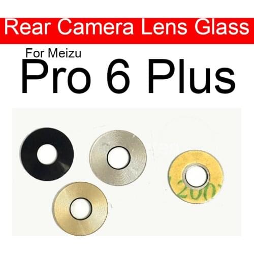 Rear Camera Glass Lens For Meizu Pro 6 Plus Back Camera Glass Lens Glue Replacement Repair Parts