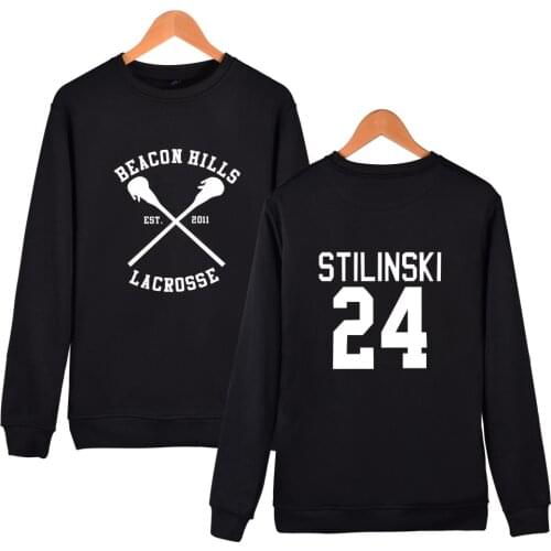 Teen Wolf Stiles Stilinski 24 hoodies sweatshirts Dunbar McCall moletom hoodie sweatshirt plus size pullover tracksuit clothes