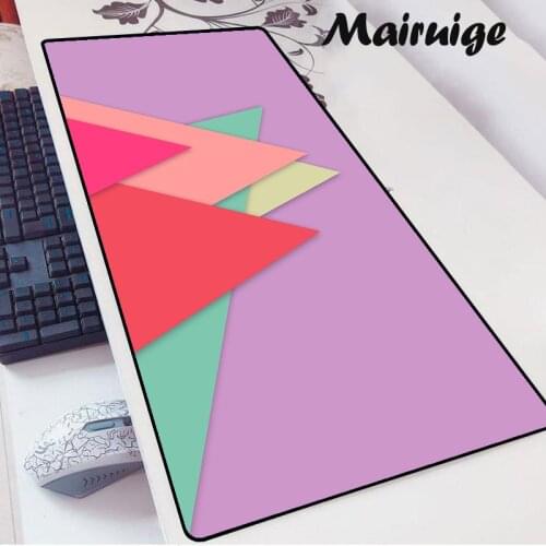 Triangle Art Large Mouse Pad Computer Keyboard Desk Mat Gaming Accessories XXL Gamer Color Mousepad PC Laptop Table Pad Carpet