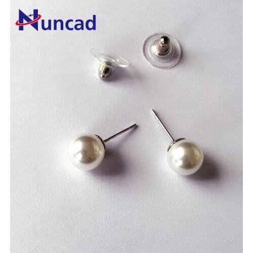 Baroque Womens Stud Earrings For Women Piercing Simulated Pearl White Silver Stud Earrings Fashion Jewelry For Women Super Deal