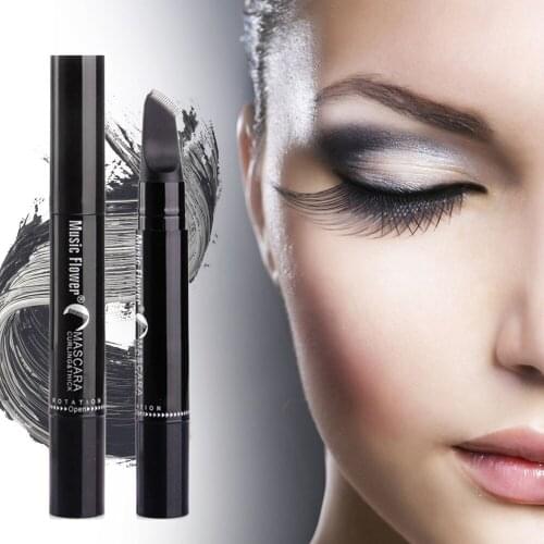 1pc Long-lasting Rotating Seventeen Heads Mascara 3D Waterproof Thick Curling Special Brush Mascara