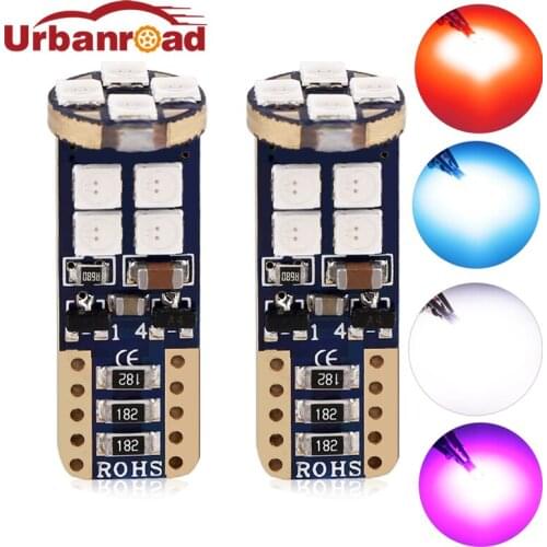 10pcs Canbus T10 194 168 w5w Led Lights Yellow Red White t10 w5w Canbus parking Interior Car Led Auto Lamp 12v Light Bulbs