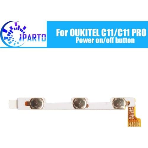 OUKITEL C11 Power on/off button 100% Original Power on/off button Flex Cable repair parts for OUKITEL C11 PRO