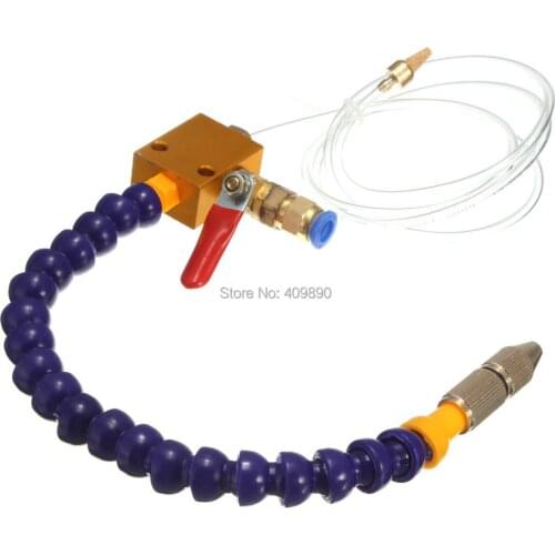 50PCS/LOT Mist Coolant Lubrication Spray System For 8mm Air Pipe CNC Lathe Milling Drill