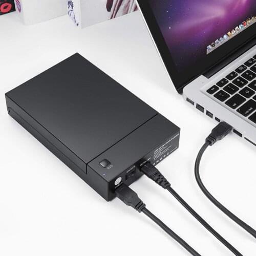 396U3 USB 3.0 to SATA III Mobile Box External Mobile Hard Disk Adapter External Hard Drive Lay Flat Docking Station 2.5 3.5
