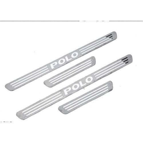 Car cover Auto parts High-quality stainless steel Scuff Plate/Door Sill fit For For Volkswagen Polo 2011 Car styling