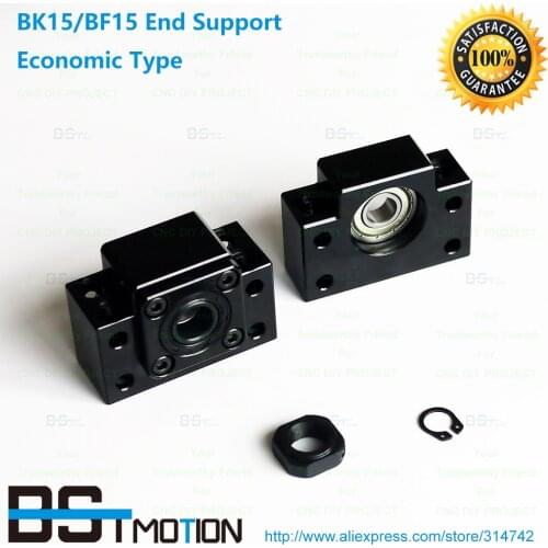 Free Shipping for Reasonable Working Performance Economic BK15 BF15 End Support Block with Deep Groove Ball Bearing