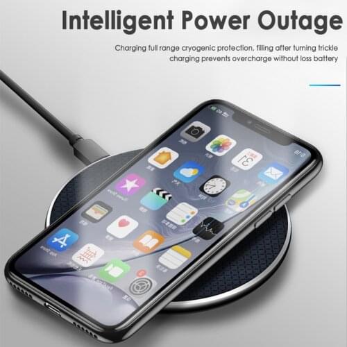 Qi Fast Charger Micro USB Wireless Charger For Samsung Galaxy S21 5G Ultra S20 S20+ S10E Wireless Charging Pad Phone Accessory