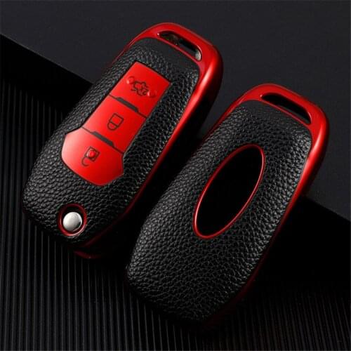 Car Key Case Protector Cover For Ford F150 F250 Focus 3 Escort Kuga Everest Fiesta Auto Key Holder Shell Accessories Car Styling