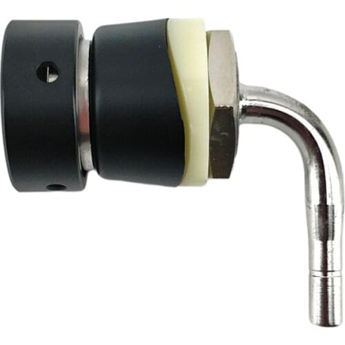 Black Short Shank - Stainless Steel (6.5mm1/4'' Tail suits Duotight -6.5mm 1/4' Reducer)