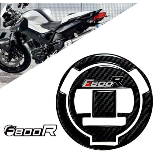 For BMW F800R F 800R Tankpad Motorcycle Fuel Tank Cap Cover 3D Carbon Fiber Sticker Protection