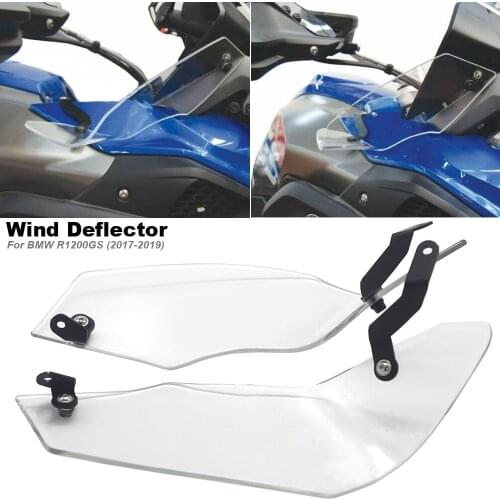 Clear or Grey Windshield Windscreen Wind Deflector Screen For BMW R1200GS/ Rally 2018 or R1200GS / HP/ Rallye / Exclusive 2019