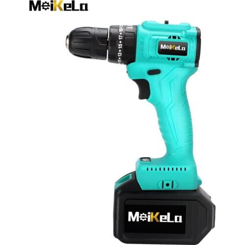 MeiKeLa lithium battery Power tool electric drill brushless 1 battery and 2 Battery