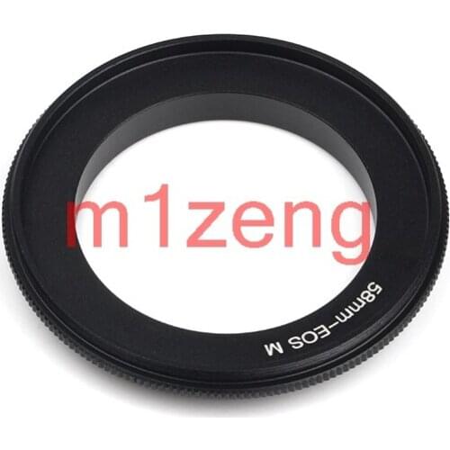 EOSM-52/55/58mm Macro Reverse Adapter ring for canon ef-m eos-m EOSM/M2/M3/M5/m6/M10/m50 mirrorless camera