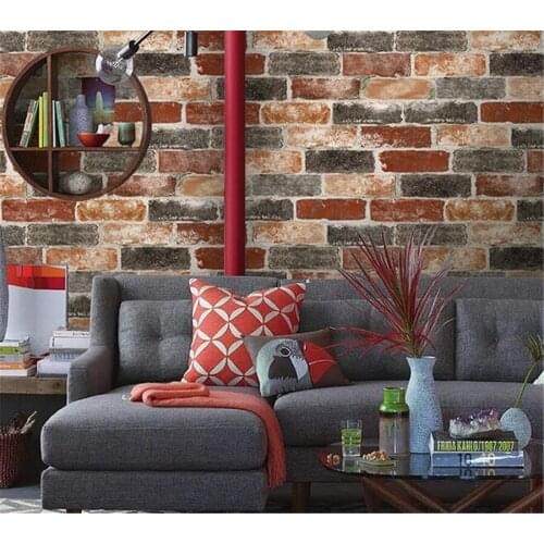 Beibehang Brick Stereo Wallpaper Living Room TV Hotel Design Background Brick 3d wallpaper papel de parede wall paper home decor