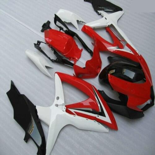 ABS fairing kit fit for SUZUKI K8 K9 GSXR 600 750 2008 2009 2010 red white black GSXR600 GSXR750 08 09 10 fairings set