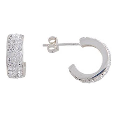 KUTAYDAN Zircon Earrings 925 Sterling Silver