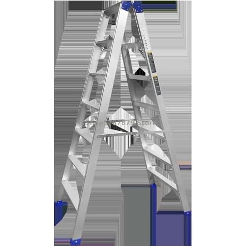 Aluminum Alloy Ladder Domestic Thickening Folding Double Side Miter Ladder Project 456 Steps 12345m High